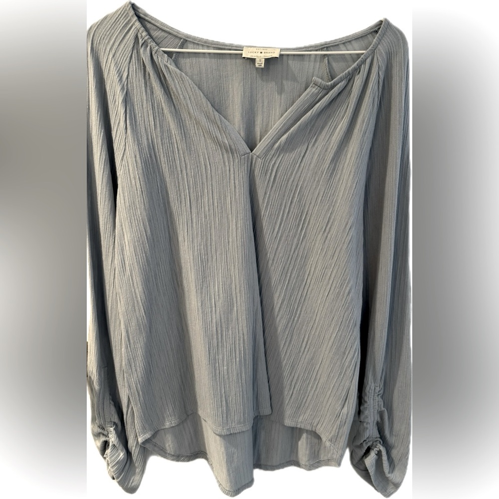Lucky Brand Long Sleeve Shirt - Light Blue M